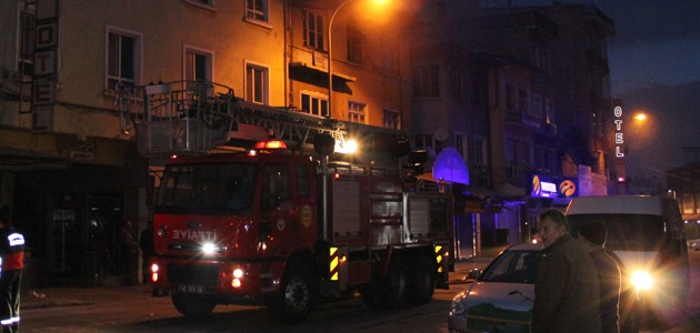 Konya’daki otelde yangın paniği