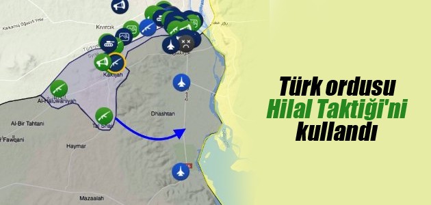 Türk ordusu Hilal Taktiği’ni kullandı