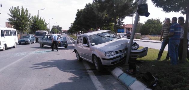 Akşehir’de kaza: 3 yaralı