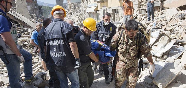 İtalya’daki depremde ölü sayısı 267’ye yükseldi