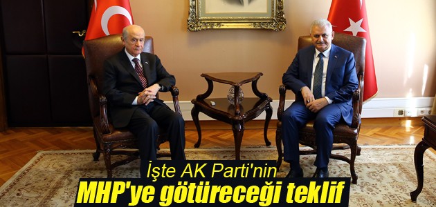 İşte AK Parti’nin MHP’ye götüreceği teklif