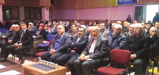 Abdurrahman Dilipak, Seydişehir’de konferans verdi