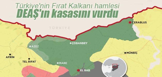 Türkiye’nin Fırat Kalkanı hamlesi DEAŞ’ın kasasını vurdu
