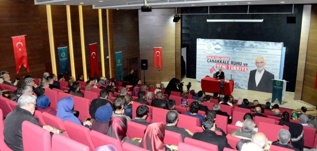 Meram’da ’Çanakkale Ruhu ve Yeni Türkiye’ konferansı