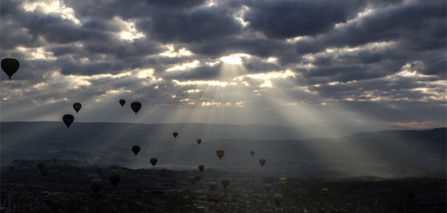 Sıcak hava balonları 1988’den bu yana Kapadokya semalarında