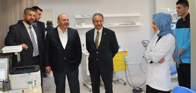 Baloğlu’ndan Ağız ve Diş Hastanesi Polikliniği’ne ziyaret