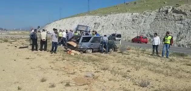 Konya’da trafik kazası! 4 kişilik aile ölümden döndü