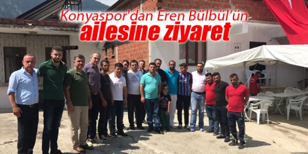 Konyaspor’dan Eren Bülbül’ün ailesine ziyaret