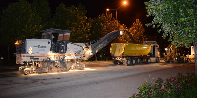 Konya’da asfalt yenileme çalışmaları sürüyor!