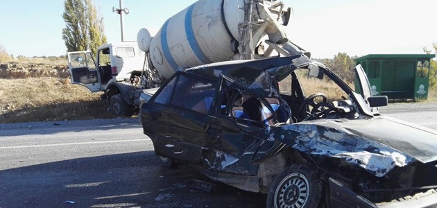 Konya’da 15 yaşındaki çocuğun kullandığı otomobil kaza yaptı