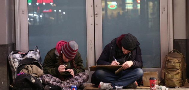 ABD’de evsizlerin nüfusu Türkiye’de 47 şehri geride bırakıyor