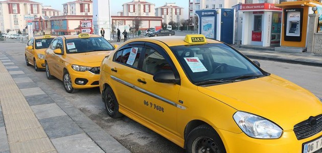 Taksicilerden Mehmetçik’e destek