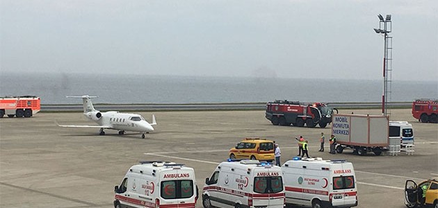 Trabzon Havalimanı’nda alarm