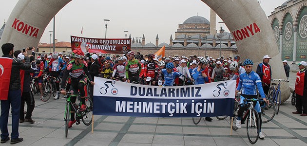 Konya’da destek için bisiklet sürüşü!