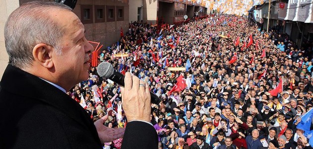 Cumhurbaşkanı Erdoğan: Biz buralardan artık geri adım atamayız