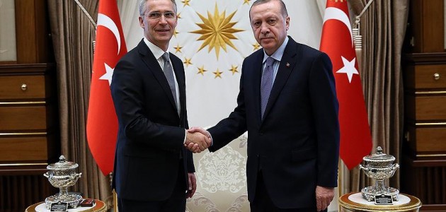 Erdoğan, Stoltenberg ile Türkiye-NATO ilişkileri ve Suriyedeki gelişmeleri ele aldı