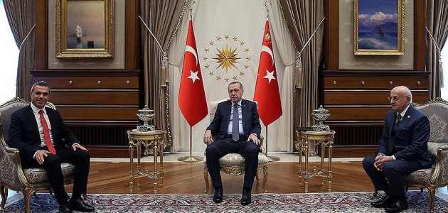 Cumhurbaşkanı Erdoğan, Uluçay’ı kabul etti