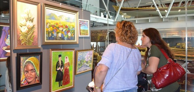 Azerbaycan’ın kuruluşunu konu alan resim sergisi açıldı