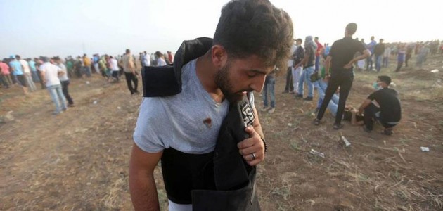 AA muhabiri Gazze sınırında yaralandı