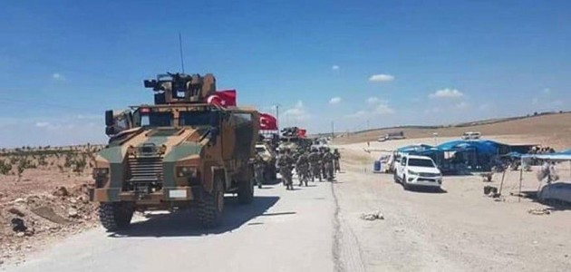 Münbiç’te YPG’ye ait mevzi ve karakolların terk edildiği gözlendi