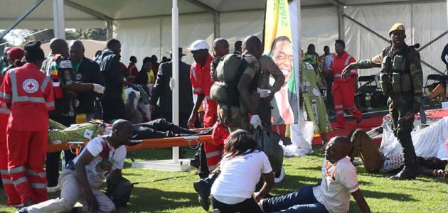 Zimbabve’de Devlet Başkanı’na bombalı saldırı