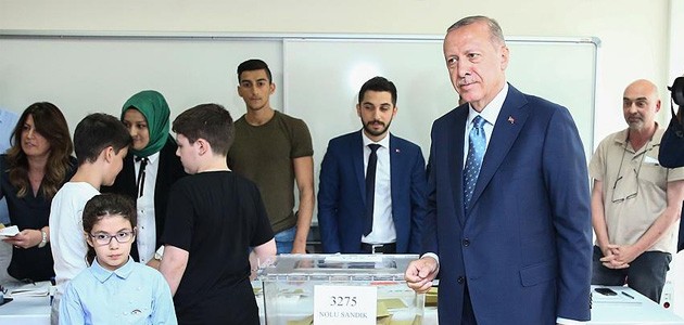 Erdoğan’ın oy kullandığı sandığın sonuçları
