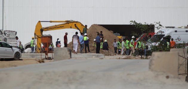 Konya’da inşaatta yaşanan göçükte 1 işçi yaralandı