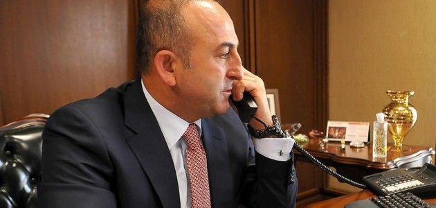 Bakan Çavuşoğlu BM Genel Sekreteri ile telefonda görüştü