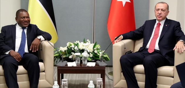 Cumhurbaşkanı Erdoğan Mozambik Devlet Başkanı Nyusi ile görüştü