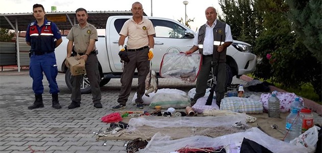 Konya’da koruma altındaki şahini avlayan avcıya 7 bin lira ceza