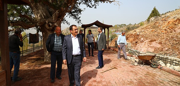 Belediye Başkanı Hadimioğlu, incelemelerde bulundu