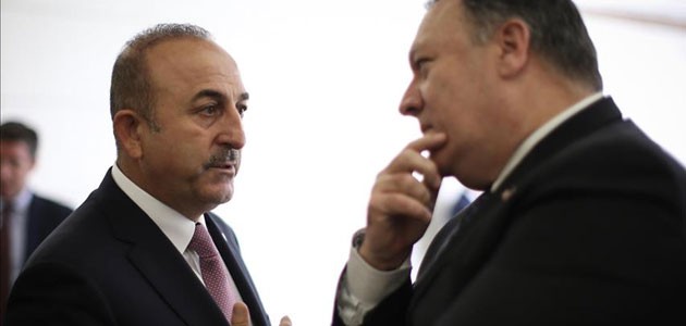 Çavuşoğlu ABD Dışişleri Bakanı Pompeo ile görüştü