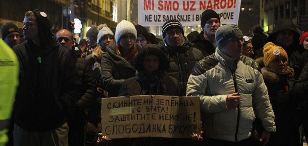 Sırbistan’da hükümet karşıtı protestolar sürüyor