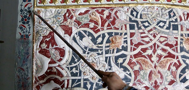 Mevlana Müzesi’nde “500 yıllık süslemeler“ ortaya çıkarıldı
