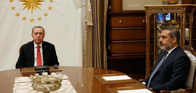Cumhurbaşkanı Erdoğan MİT Başkanı Fidan’ı kabul etti
