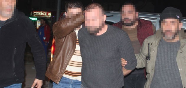 Konya’da kılık değiştiren suçlu yangın merdiveninde yakalandı