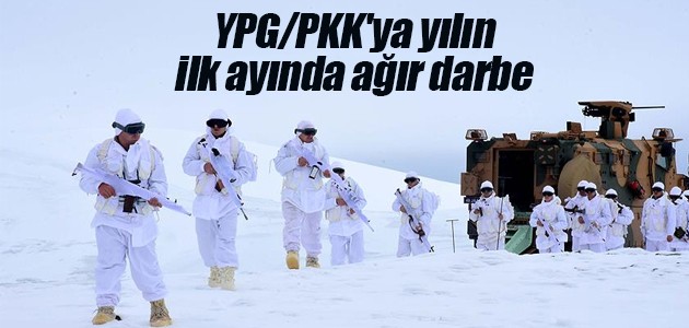 YPG/PKK’ya yılın ilk ayında ağır darbe