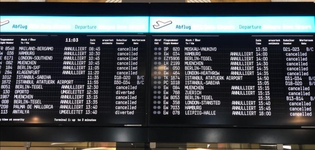 Hamburg Havalimanı’nda grev: 72 uçuş iptal