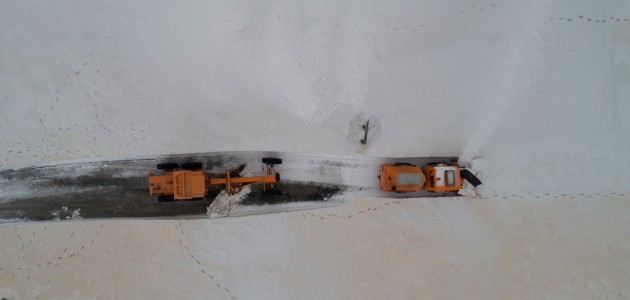 Konya’da 3 metrelik kar! Bu yol 3 ay sonra ulaşıma açıldı