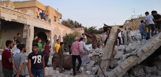 İdlib’e hava saldırıları: 4 ölü, 9 yaralı
