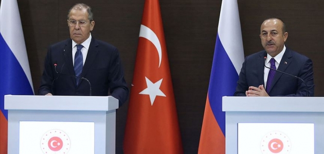 Çavuşoğlu ve Lavrov Suriye’yi görüştü
