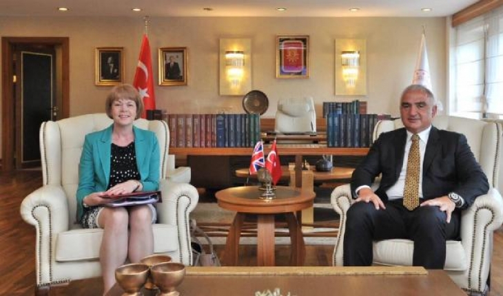 Bakan Ersoy, Birleşik Krallık Devlet Bakanı Morton ile görüştü
