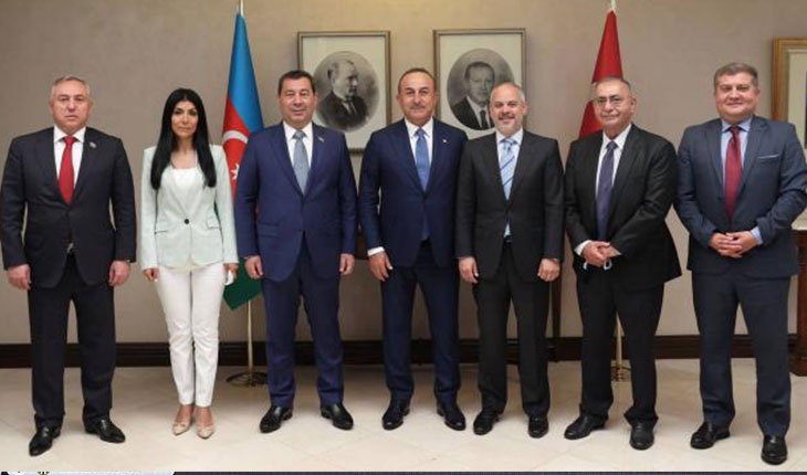 Bakan Çavuşoğlu, Azerbaycan Milli Meclisi Dışişleri Komitesi Başkanı ile görüştü
