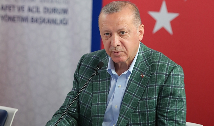 Cumhurbaşkanı Erdoğan: Acil ihtiyaçlar için 50 milyon lira ödenek gönderildi