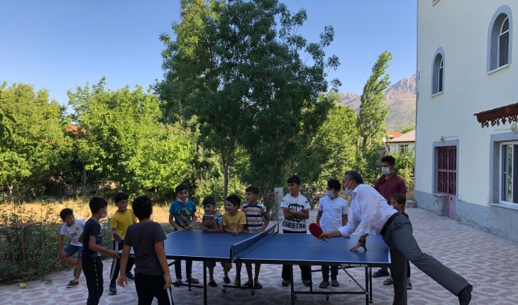 Seydişehir’de çocukların masa tenisi isteği yerine getirildi