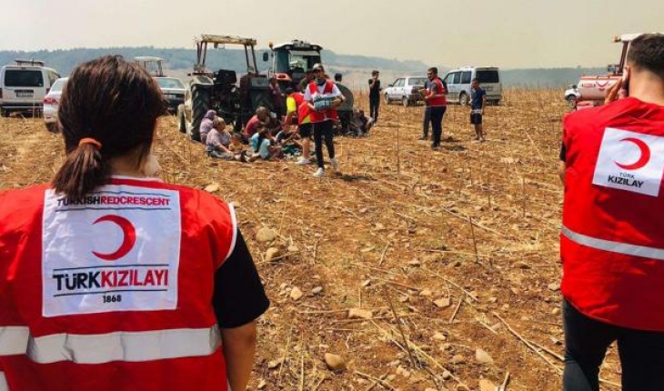 Türk Kızılay, orman yangınlarında 300 bin kişiye destek sağladı
