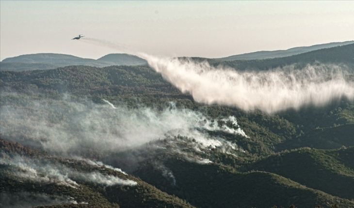 Orman yangınlarında hava araçları 10 günde 19 bin 140 sorti yaptı