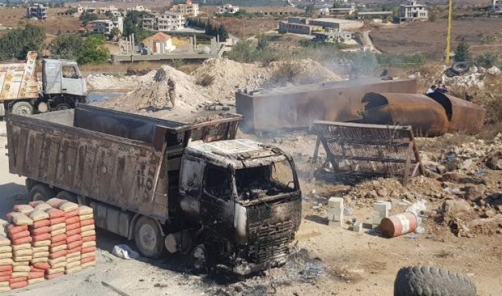 Lübnan ordusu: Patlama yakıt deposunda meydana geldi