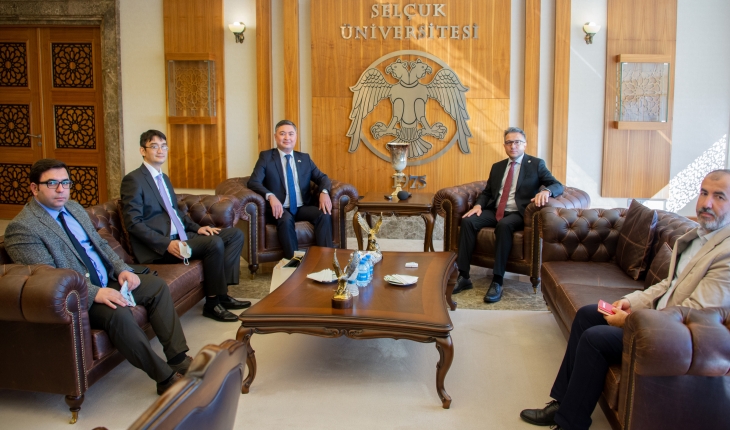 Müsteşar Nazarov’dan Rektör Aksoy’a ziyaret