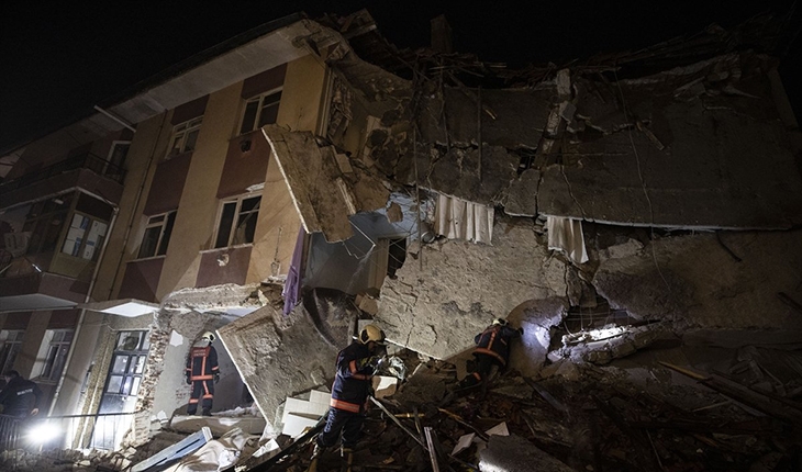 Ankara’da bir apartmanda patlama